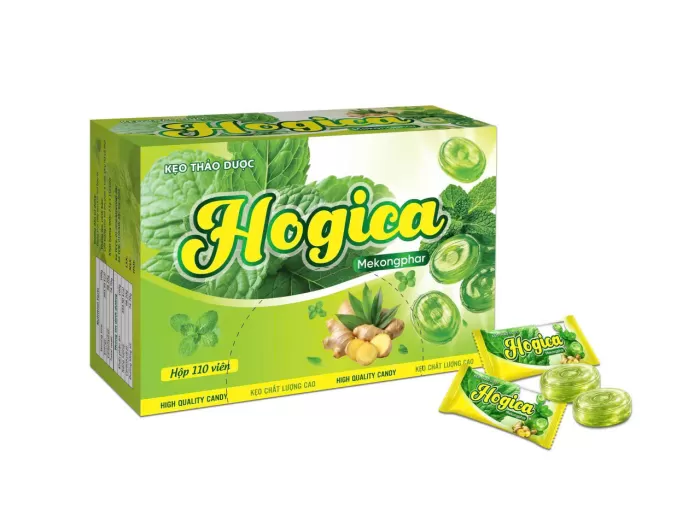 Kẹo Thảo Dược Hogica Mekongphar Hộp 110 Viên
